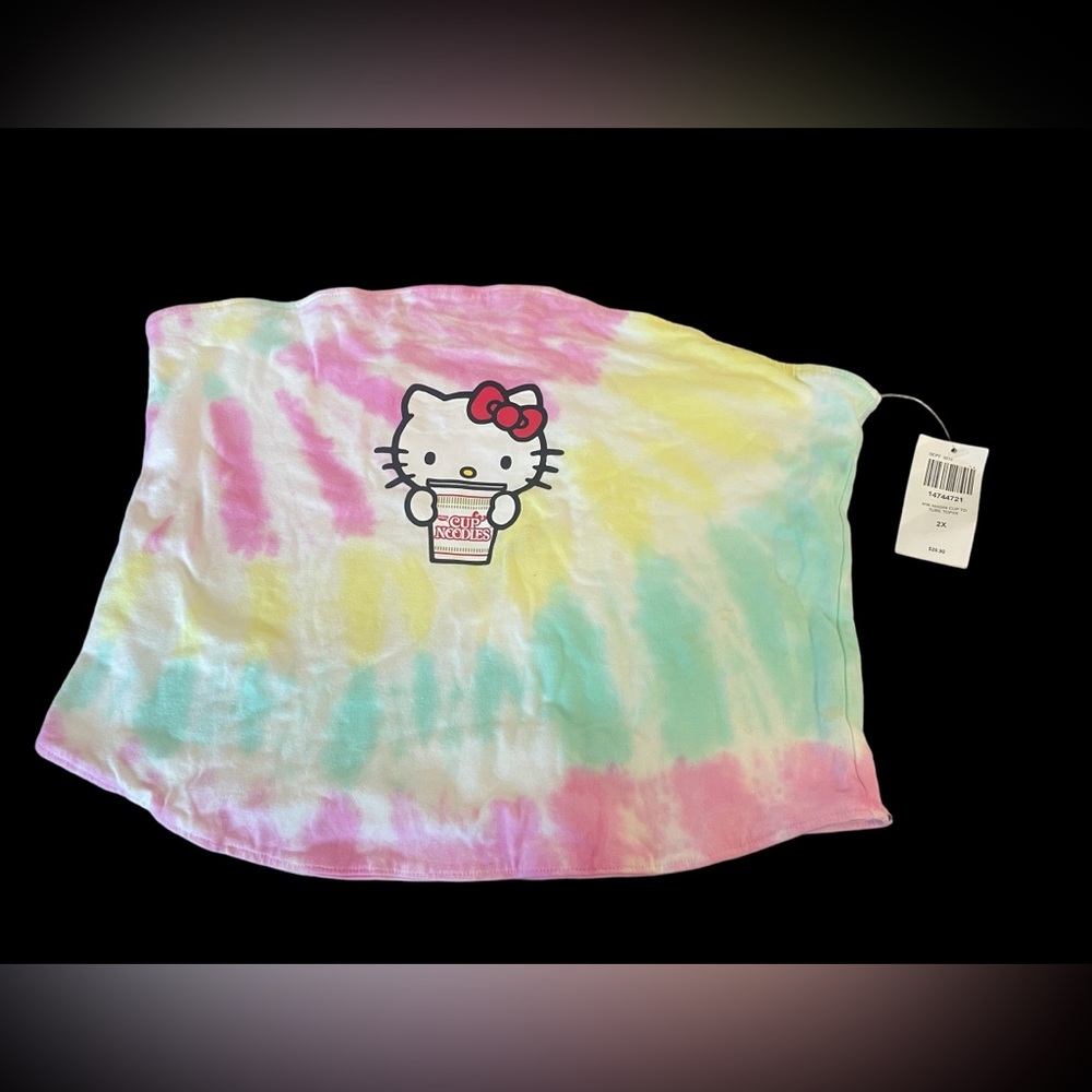 Two NWT Hello Kitty crop tops